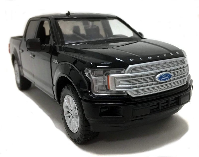 MOTORMAX 2019 Ford F-150 Limited Crew Cab Pickup Truck Black 1/24-1/27 Diecast Model Car by Motormax 79364 - Image 4